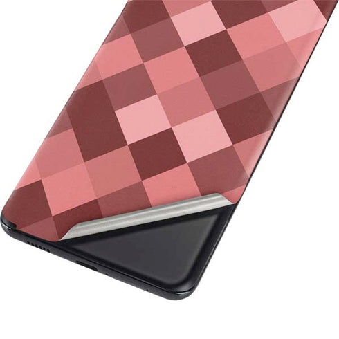 Autumn Red Geometric Galaxy S21 Ultra 5G Skin
